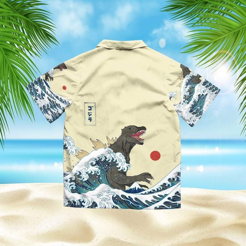 King Of Monster Godzilla Japanese Gojira Hawaiian Shirts