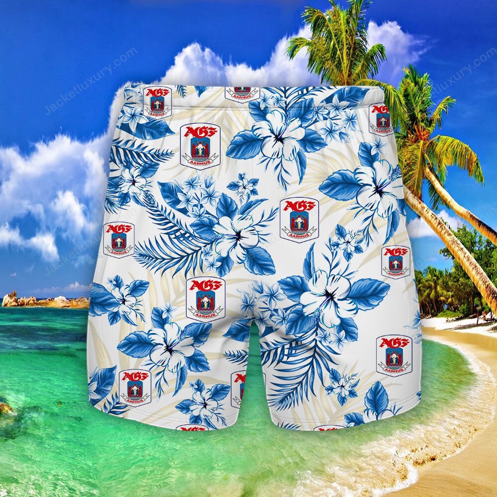 AGF Fodbold 2022 tropical summer hawaiian shirt