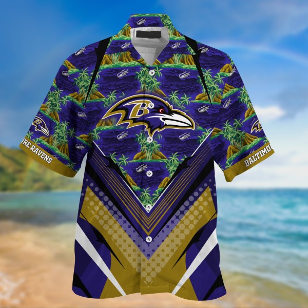 Baltimore Ravens NFL Tropical Hawaiian Shirt