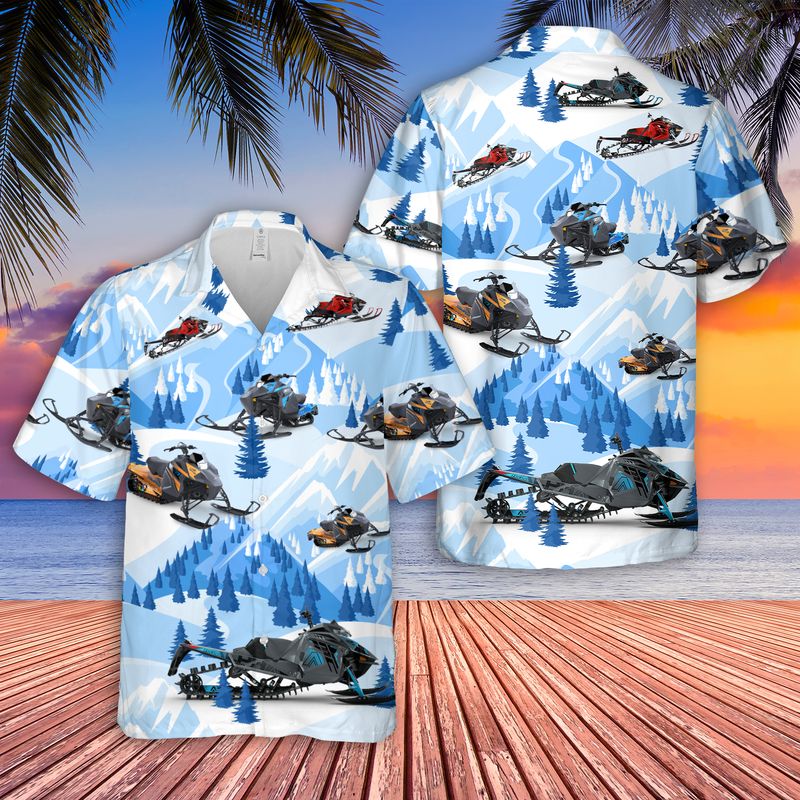 US Arctic Cat Snowmobiles Riot X Hawaiian Shirt