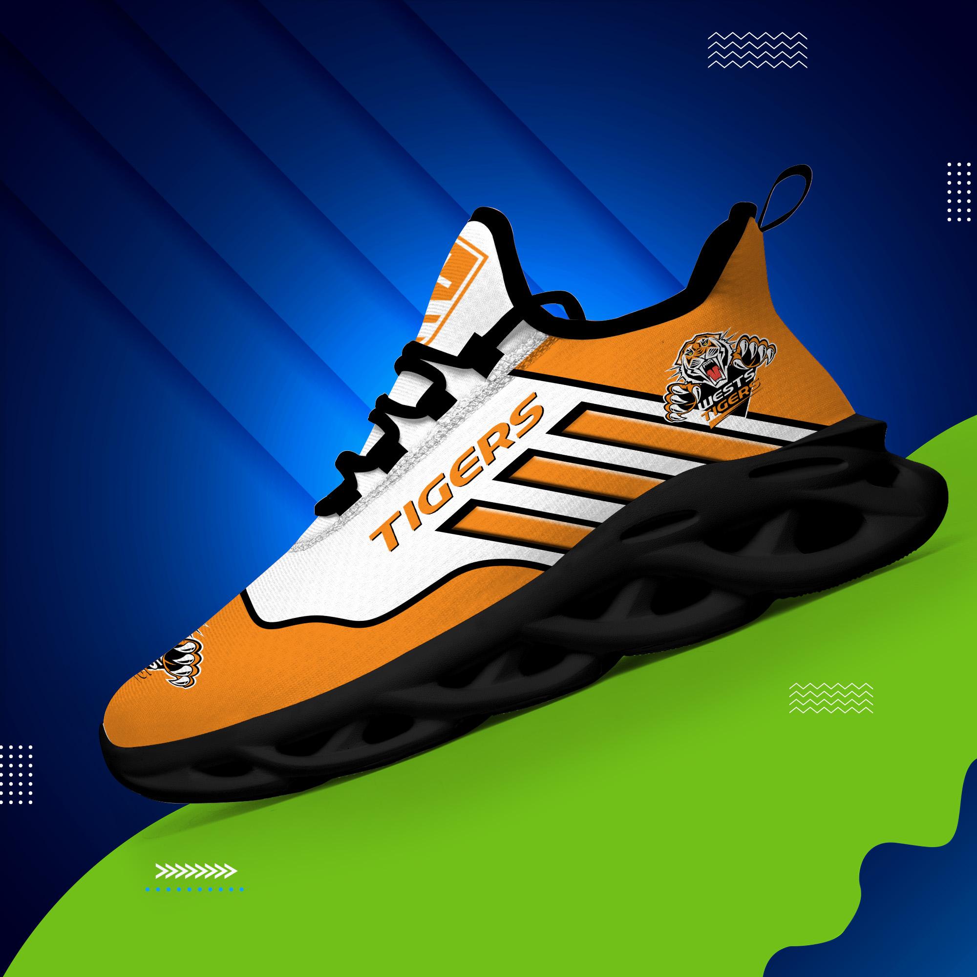 Wests Tigers NRL Clunky Max Soul Shoes