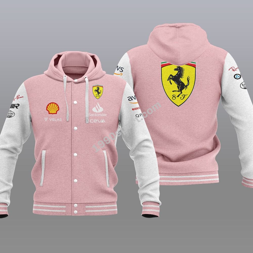 Ferrari Racing 2022 Hooded Varsity Jacket