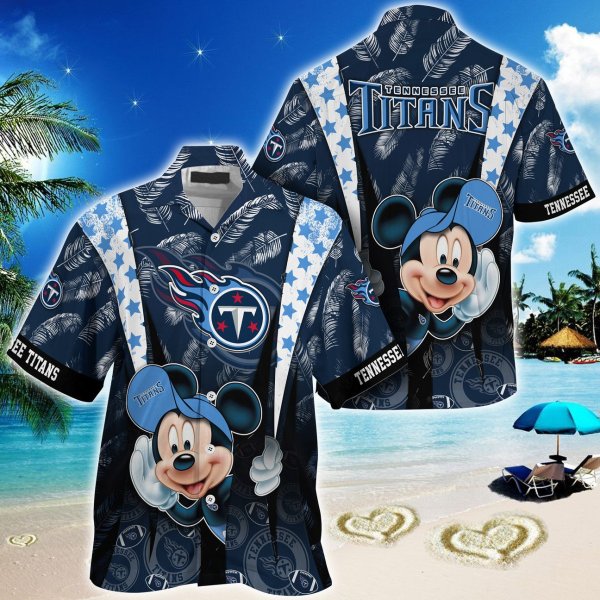Tennessee Titans NFL And Mickey Hawaiian Shirt