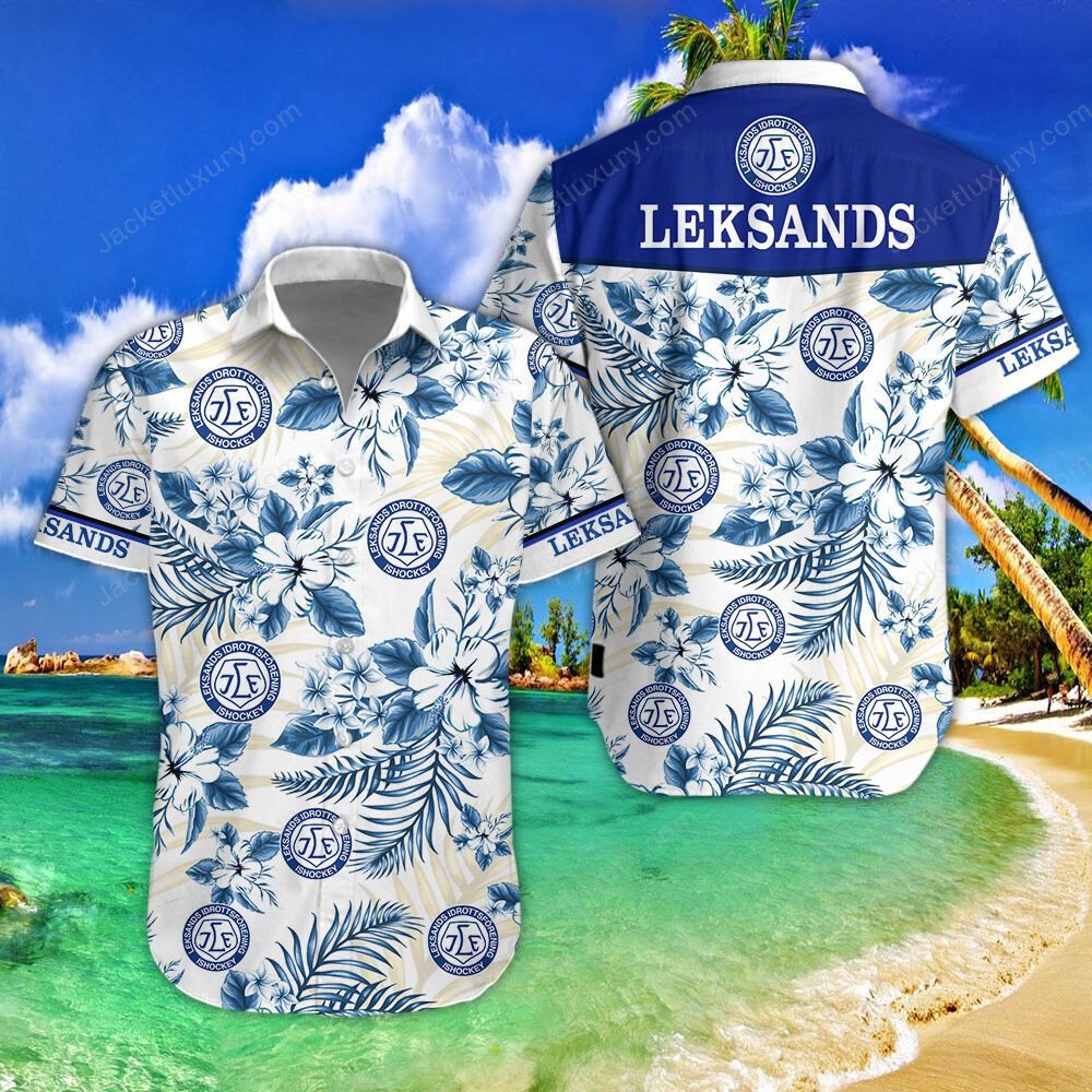 Leksands IF 2022 tropical summer hawaiian shirt