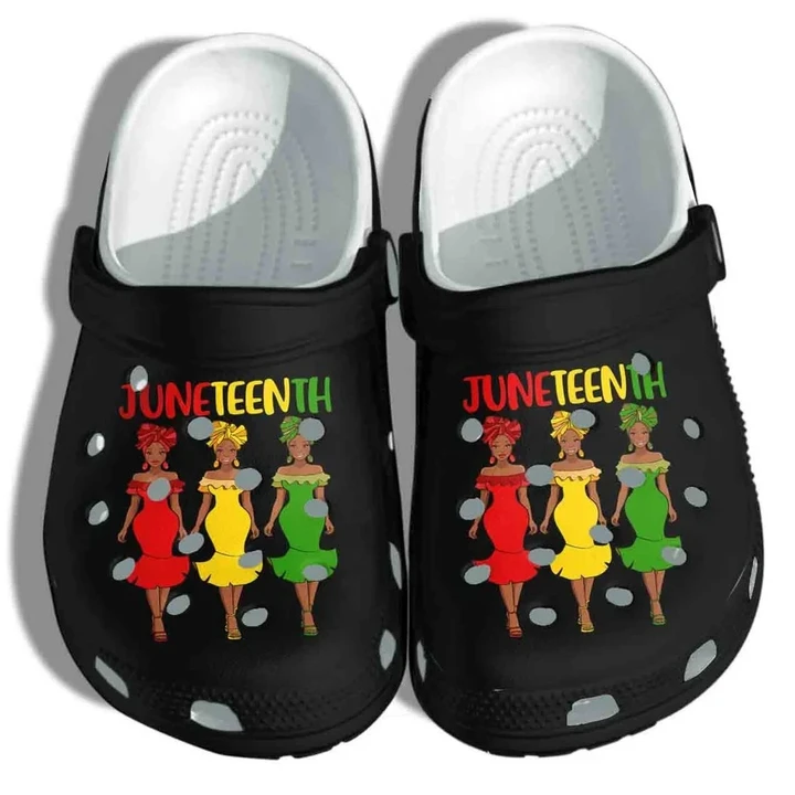 Juneteenth Is My Independence Day Crocs Crocband Clogs