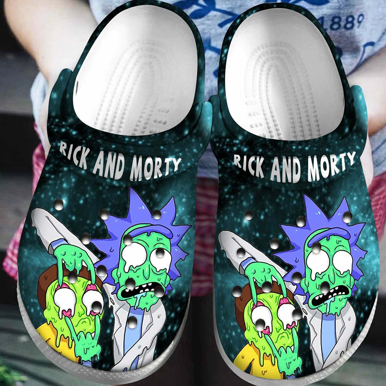 Special Yoda Chicky Nuggies Get In Loser Crocs Crocband Clog Shoes