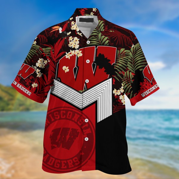 Wisconsin Badgers New Collection Summer 2022 Hawaiian Shirt