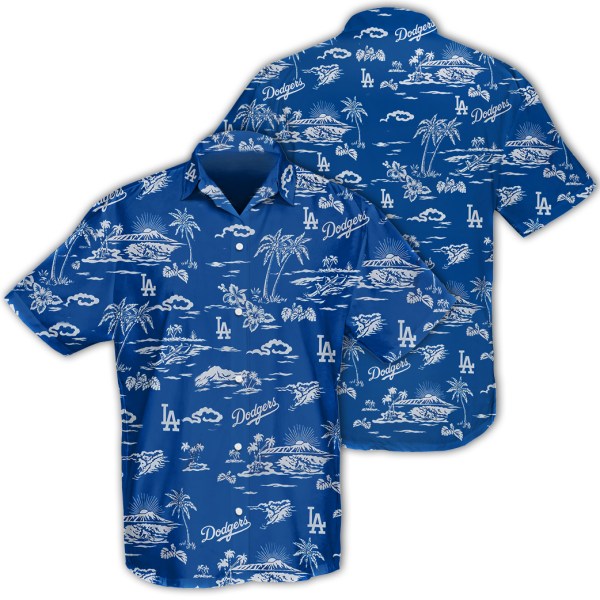 Los Angeles Dodgers MLB Palm Tree Hawaiian Shirt
