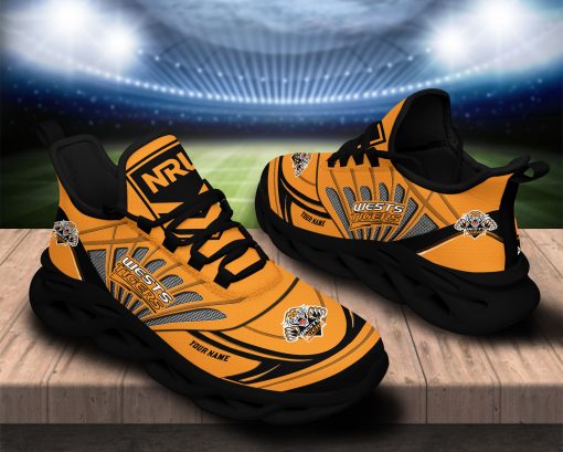 Wests Tigers NRL Custom Name Clunky Max Soul Shoes