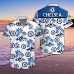 Chelsea FC 2022 tropical summer hawaiian shirt