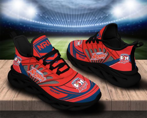 Sydney Roosters NRL Custom Name Clunky Max Soul Shoes