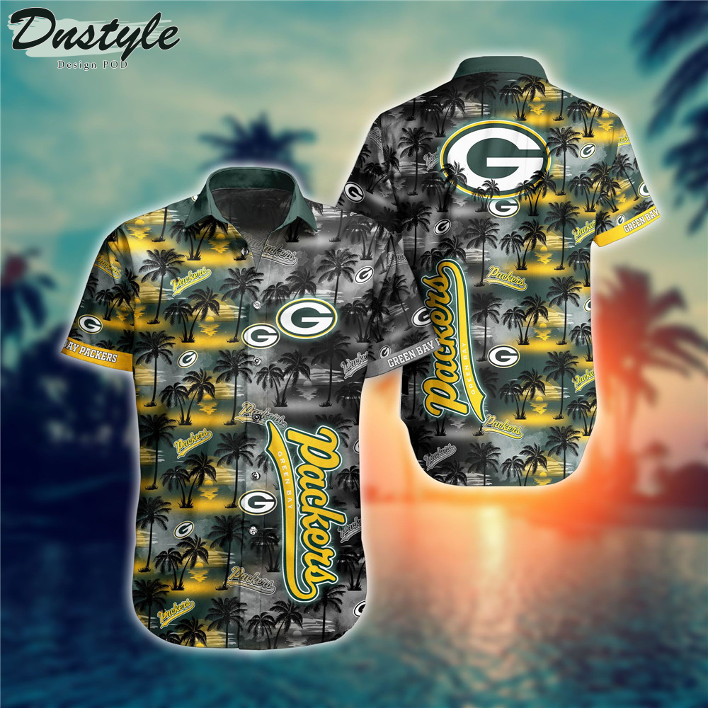 Green Bay Packers Flower Gift For Summer 2022 Hawaiian Shirt