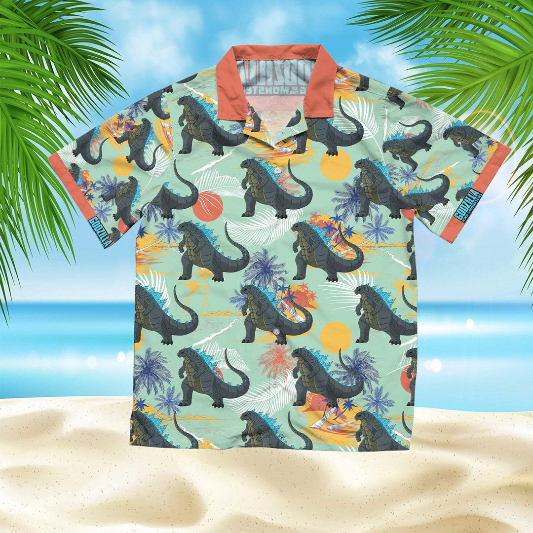 King Of Monsters Godzilla Summer Hawaiian Shirts
