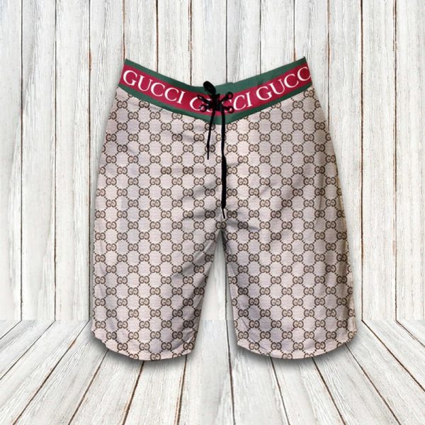 Gucci supreme monogram ophidia hawaiian shirt and short