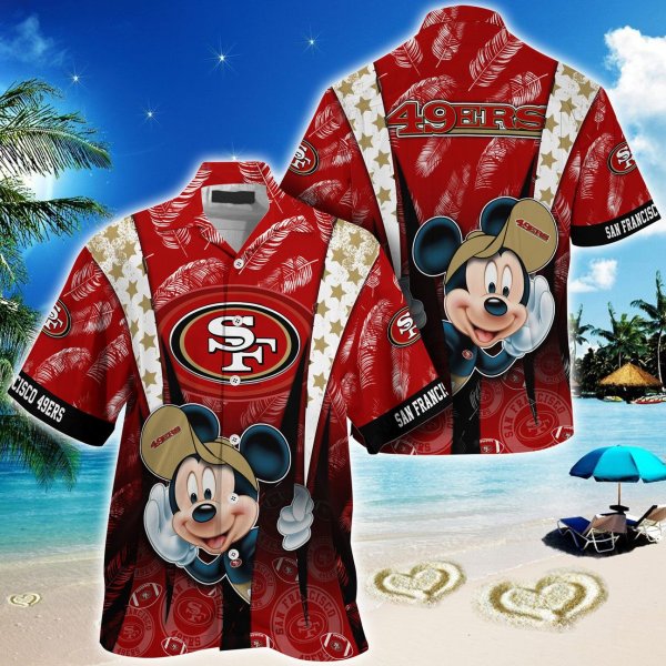 San Francisco 49ers NFL Mickey Hawaiian Shirt