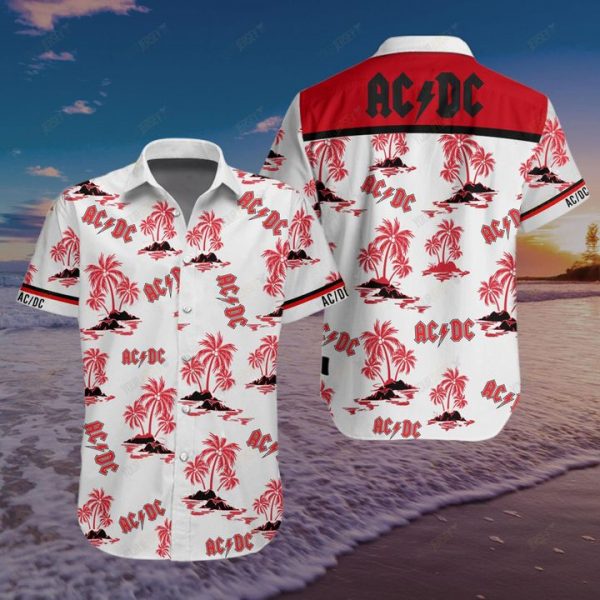 ACDC Rock Band Beach Hawaiian shirt