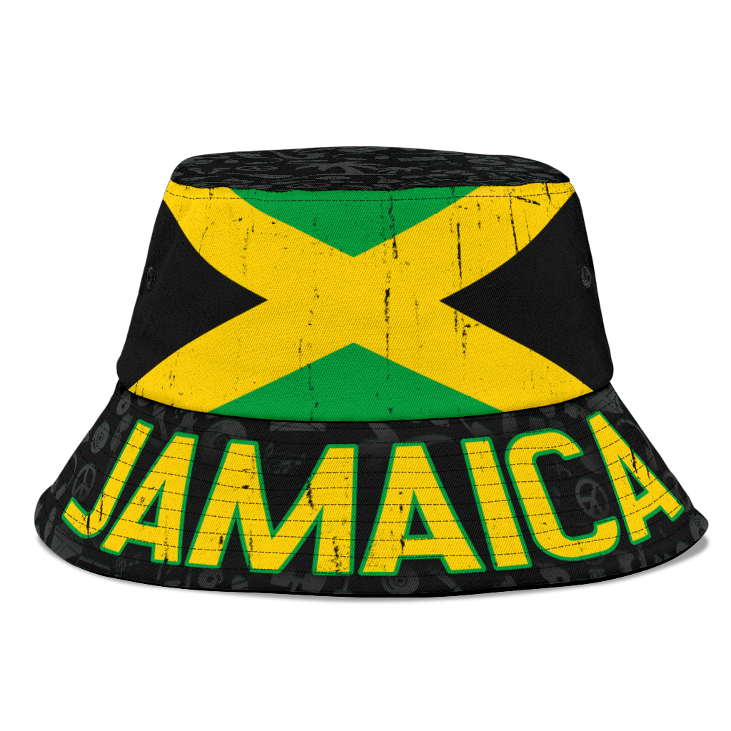 Jamaica Flag Bucket Hat Cap