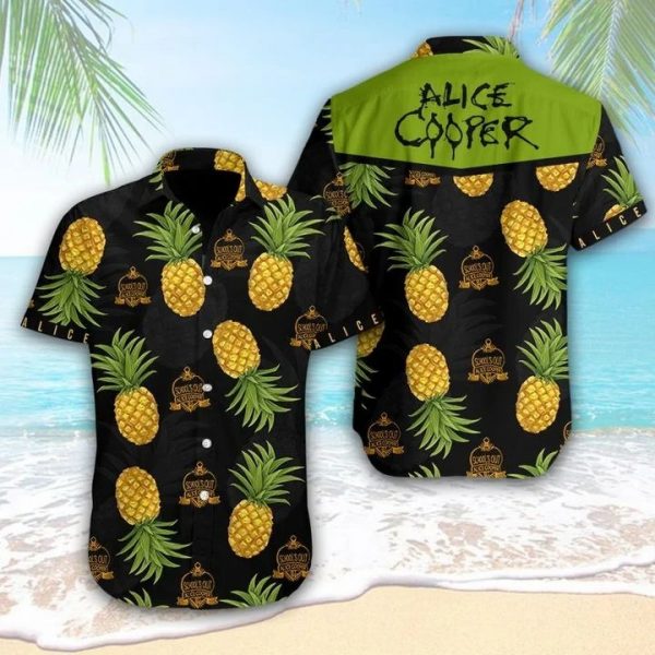 Alice Cooper Pineapple Hawaiian Shirt