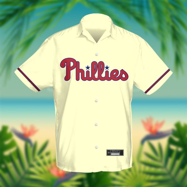 Philadelphia Phillies MLB Yellow Personalized Hawaiian Shirt