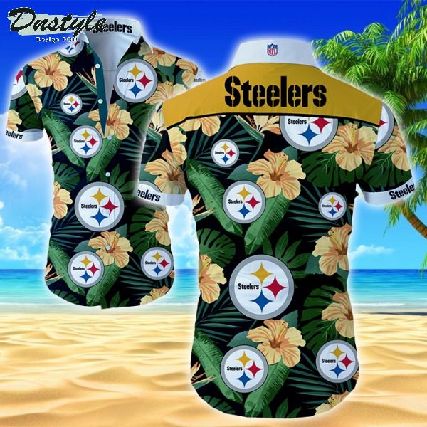 NFL Pittsburgh Steelers Hawaiian Shirt Summer Button Up