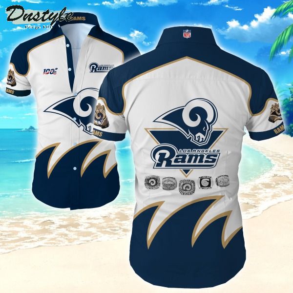 NFL Los Angeles Rams Hawaiian Shirt Summer Button Up