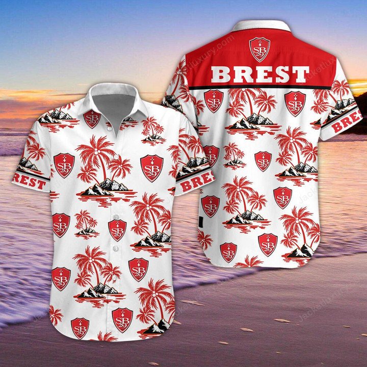 Stade Brestois 29 Hawaiian Shirt