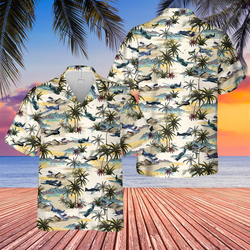Grumman F4F Wildcat Hawaii Shirt