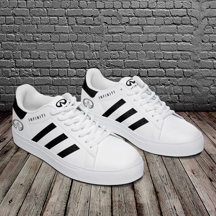 Infiniti Black And White Stan Smith Low Top Shoes