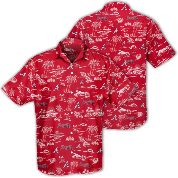 Atlanta Braves MLB Palm Tree Hawaiian Shirt