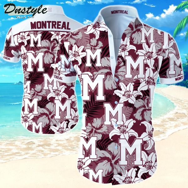 Montreal Maroons Hawaiian Shirt Summer Button Up
