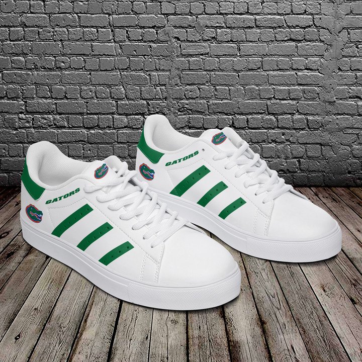 Florida Green And White Stan Smith Low Top Shoes
