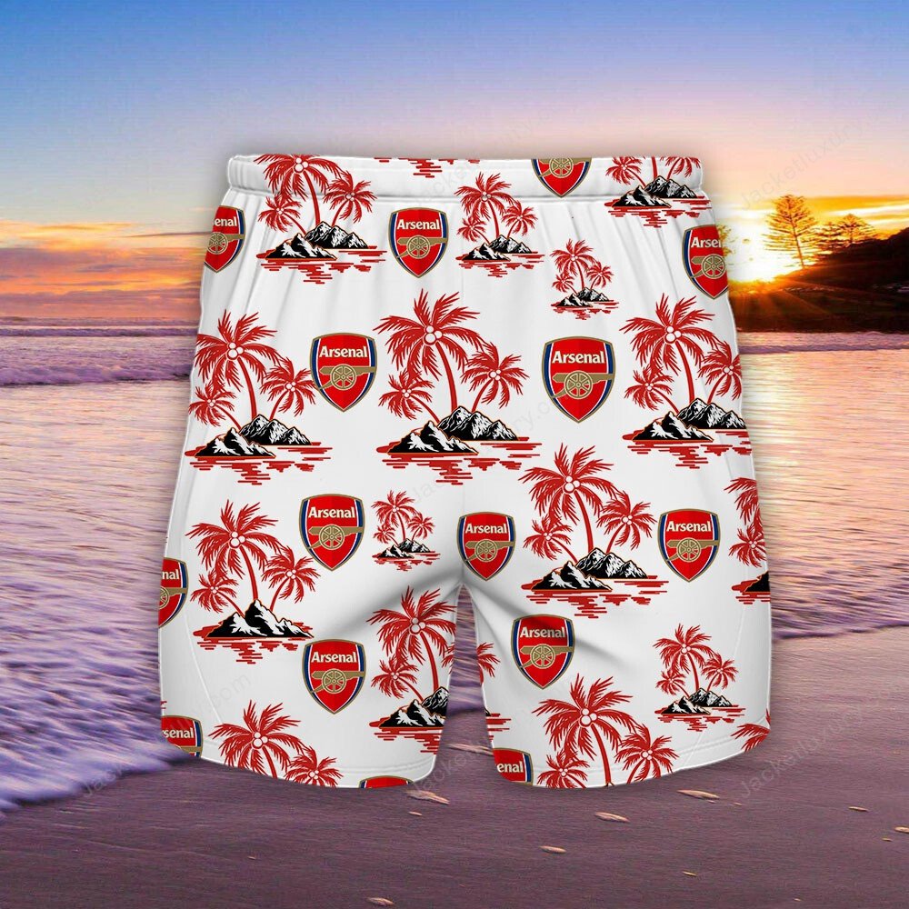 Arsenal FC 2022 tropical summer hawaiian shirt