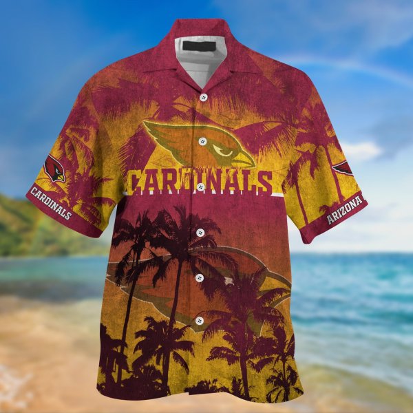 Arizona Cardinals NFL Palm Tree Hawaiian Shirt