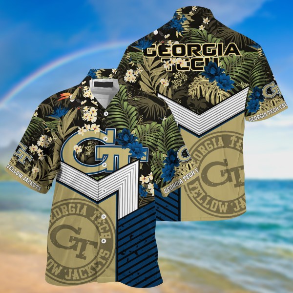 Georgia Tech Yellow Jackets New Collection Summer 2022 Hawaiian Shirt