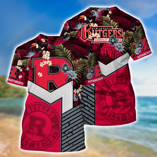 Rutgers Scarlet Knights New Collection Summer 2022 Hawaiian Shirt