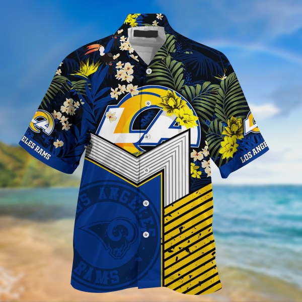 Los Angeles Rams New Collection Summer 2022 Hawaiian Shirt