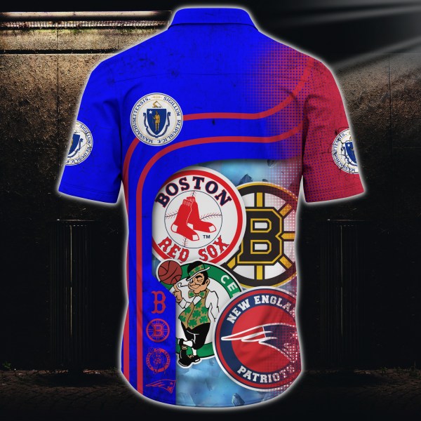 Boston Sports Teams Mickey Power Stone Hawaiian Shirt