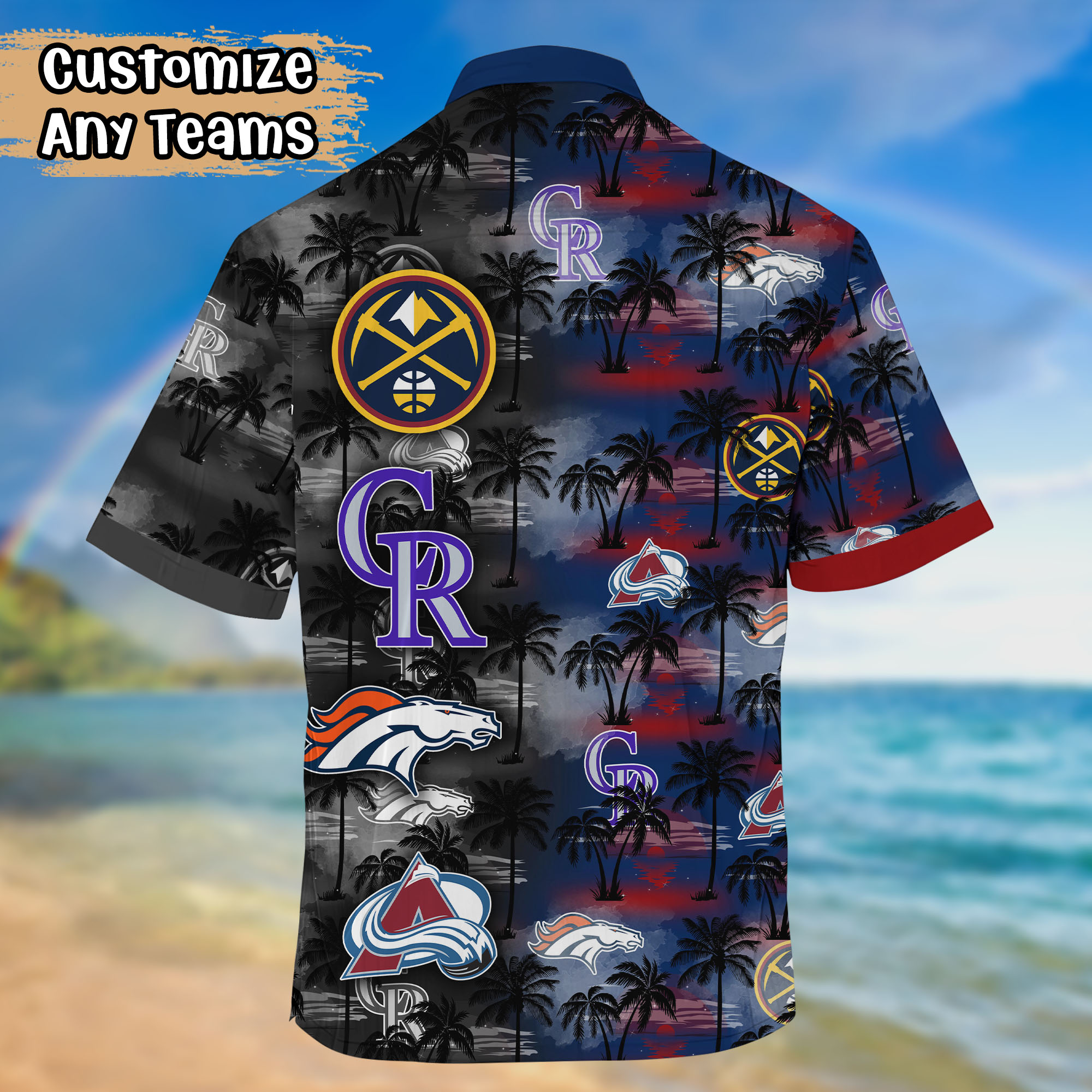Colorado Sport Teams Summer 2022 Hawaiian Shirt