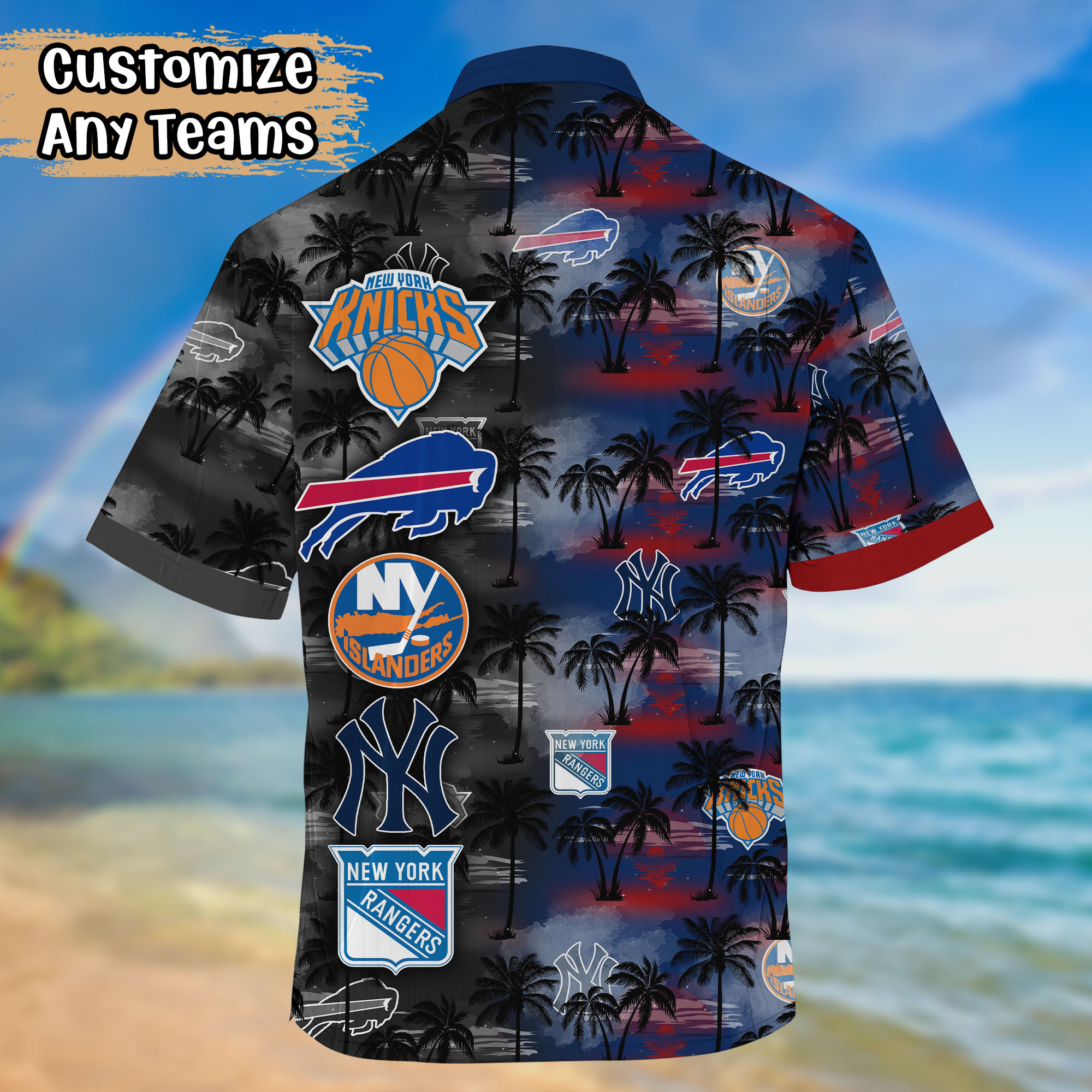 New York Sport Teams Summer 2022 Hawaiian Shirt