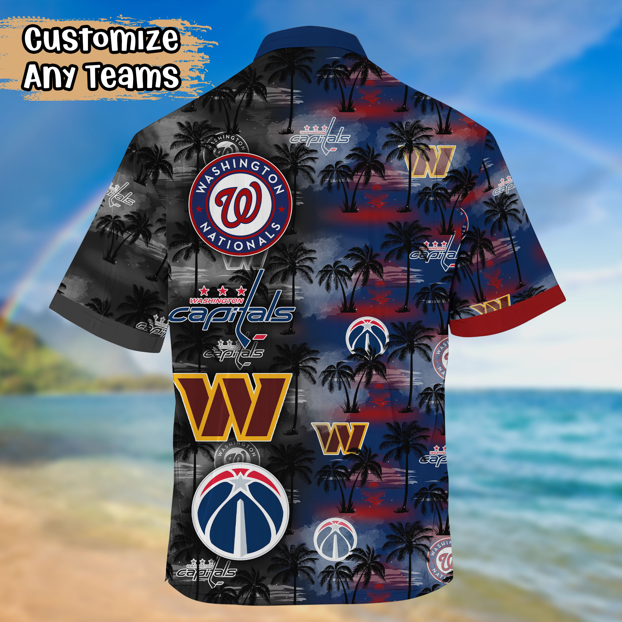 Washington Sport Teams Summer 2022 Hawaiian Shirt