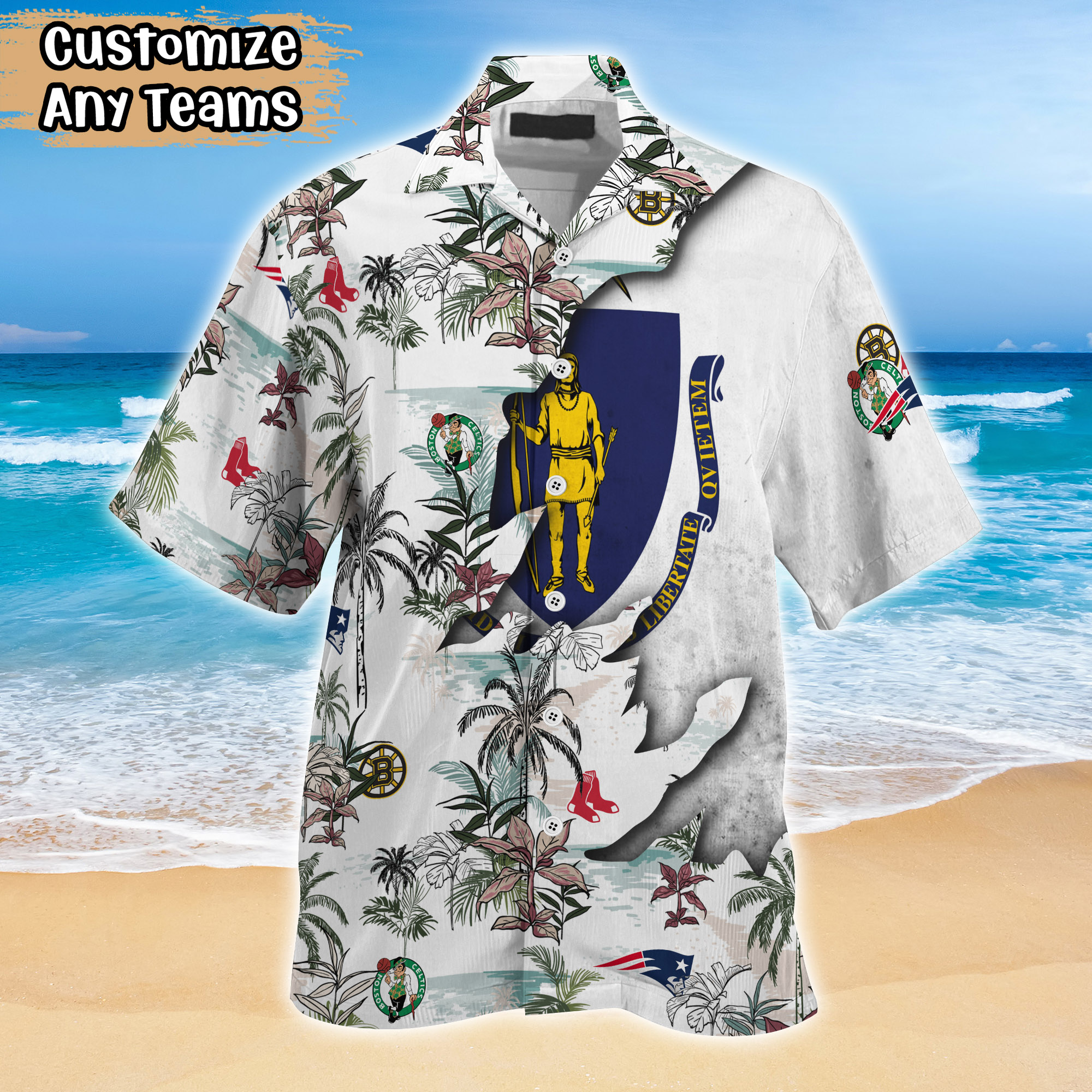 Massachusetts Sport Teams State Best Hawaiian Shirt