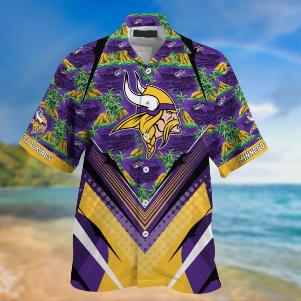 Minnesota Vikings NFL Tropical Hawaiian Shirt