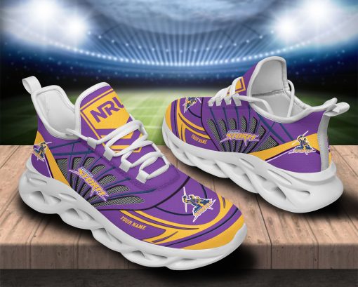 Melbourne Storm NRL Custom Name Clunky Max Soul Shoes