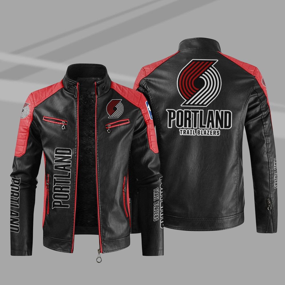 Portland Trail Blazers NBA Leather Jacket