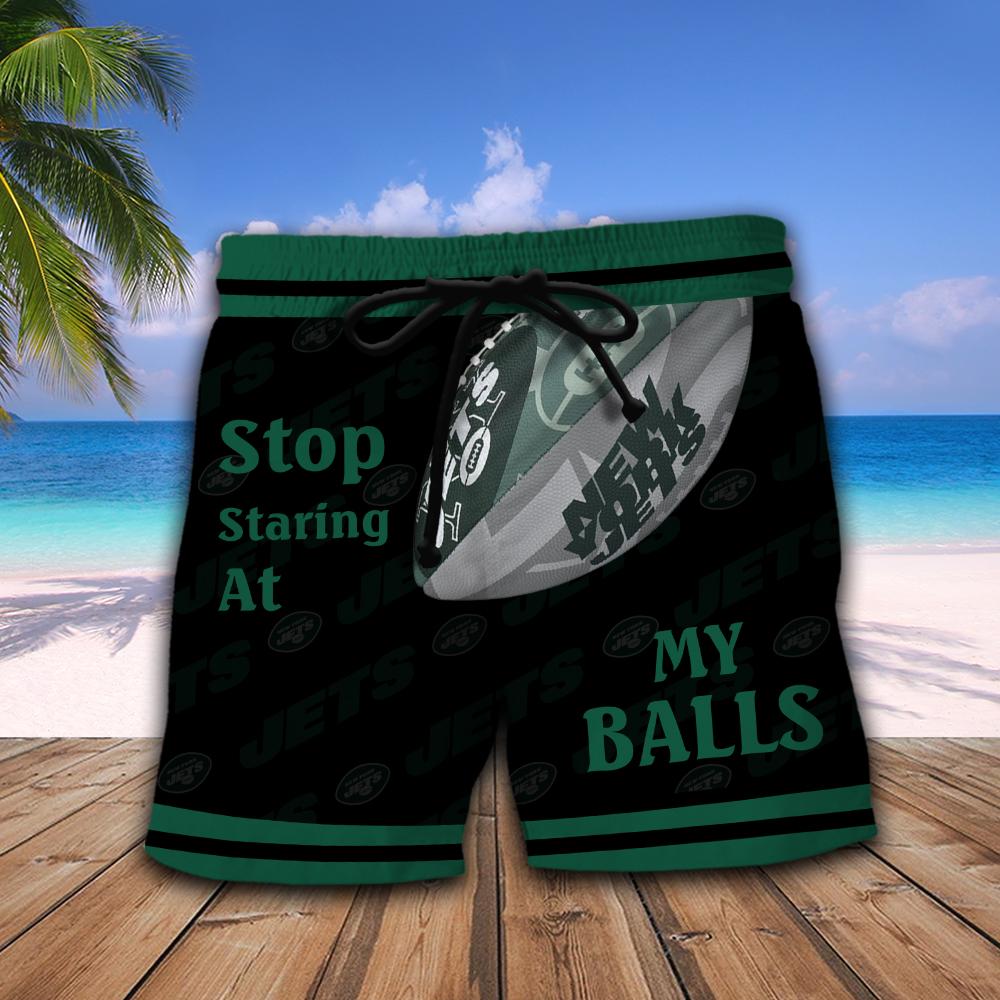 New York Jets NFL Stop Staring At My Balls Men Short