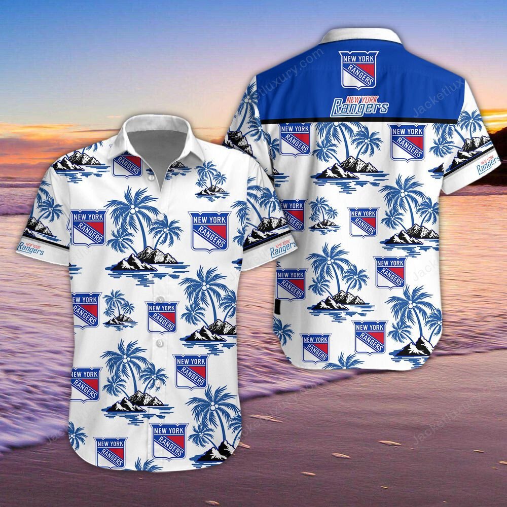 New York Rangers NHL Hawaiians Shirt