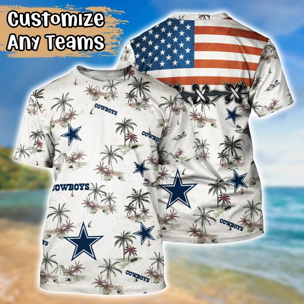 Dallas Cowboys US Flag 2022 Hawaiian Shirt