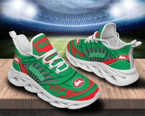South Sydney Rabbitohs NRL Custom Name Clunky Max Soul Shoes