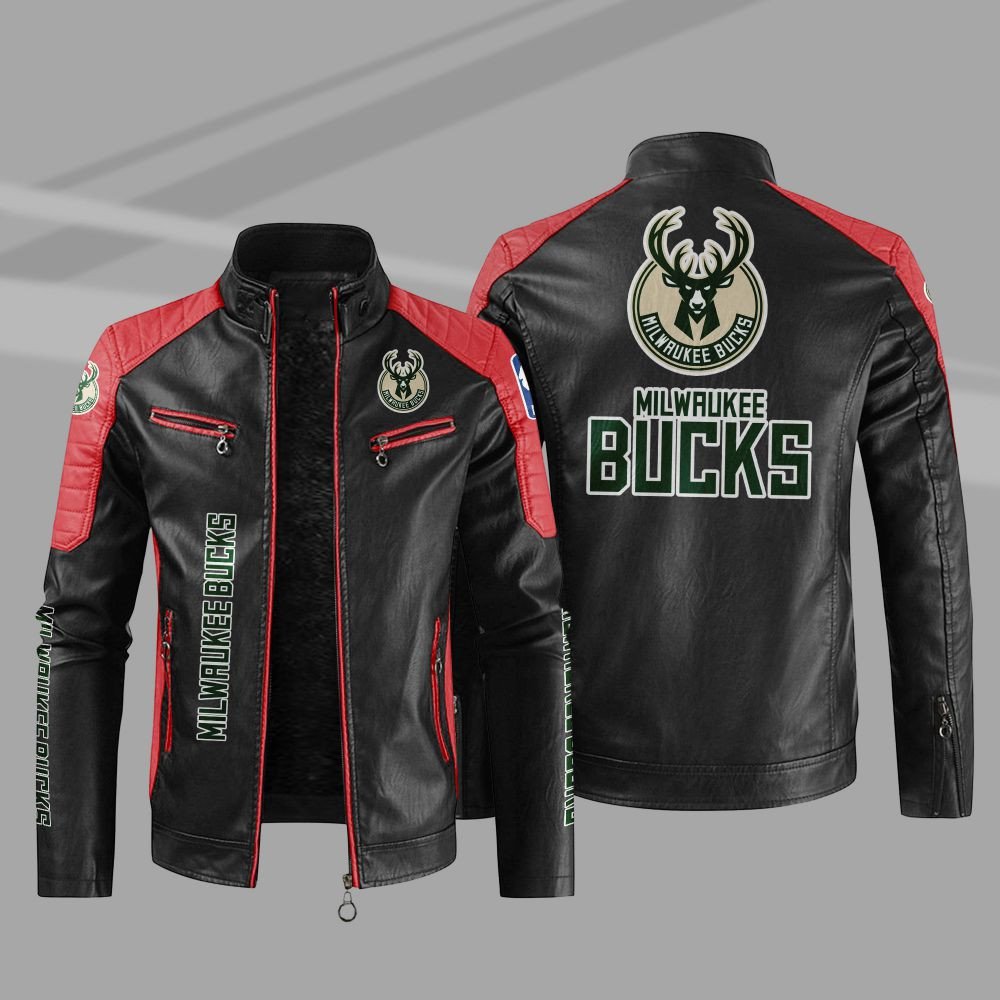 Milwaukee Bucks NBA Leather Jacket