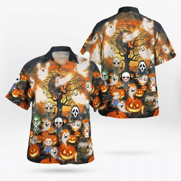 Another day another slay halloween horror killer hawaiian shirt